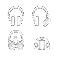 Навушники Audio Technica ATHM50XRD Навушники Audio Technica ATHM50XRD