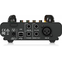 Мікрофонний підсилювач Behringer MIC500USB Tube Ultragain Мікрофонний підсилювач Behringer MIC500USB Tube Ultragain