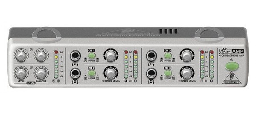 Підсилювач-розподільник BEHRINGER AMP800 Підсилювач-розподільник BEHRINGER AMP800
