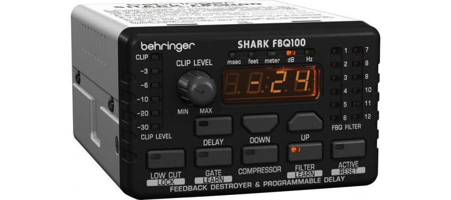 Пригнічувач зворотного зв'язку BEHRINGER Shark FBQ100 Пригнічувач зворотного зв'язку BEHRINGER Shark FBQ100