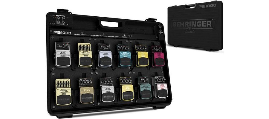 Компактна панель для педалей ефектів BEHRINGER PB-1000 Компактна панель для педалей ефектів BEHRINGER PB-1000