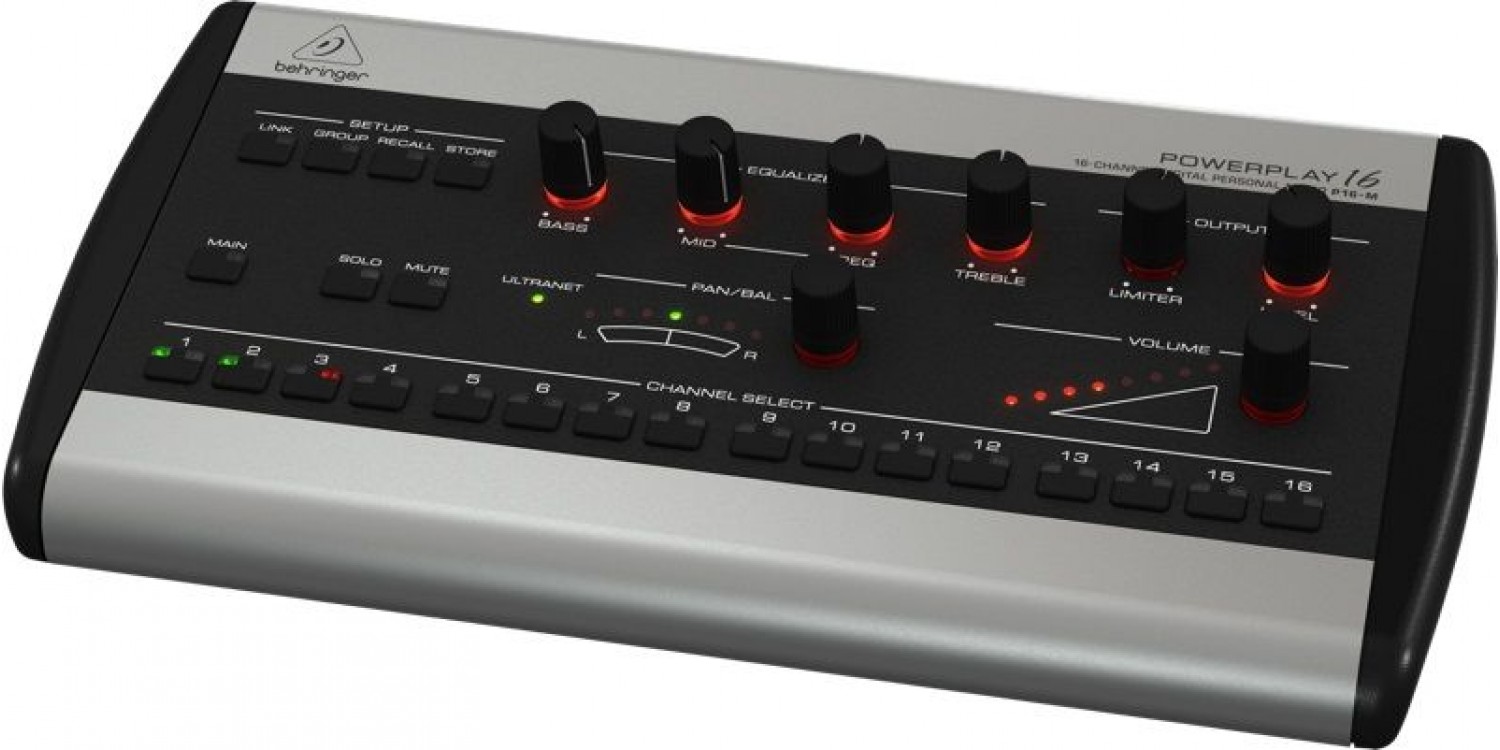 Цифровий мікшер для моніторингу BEHRINGER Powerplay P16-M купити в