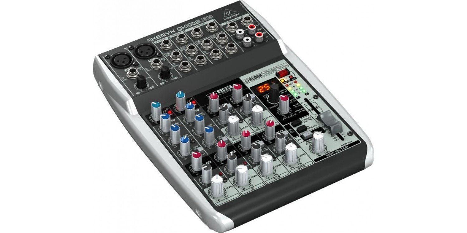 Мікшерний пульт BEHRINGER XENYX QX1002USB купити в Києві