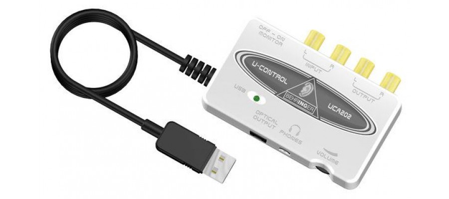 Аудіоінтерфейс BEHRINGER U-CONTROL UCA202 Аудіоінтерфейс BEHRINGER U-CONTROL UCA202