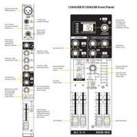 Мікшерний пульт BEHRINGER XENYX 1204USB Мікшерний пульт BEHRINGER XENYX 1204USB
