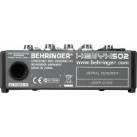 Мікшерний пульт BEHRINGER XENYX 502 Мікшерний пульт BEHRINGER XENYX 502