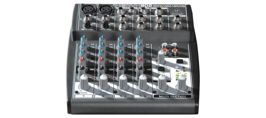 Мікшерний пульт BEHRINGER XENYX 802 Мікшерний пульт BEHRINGER XENYX 802