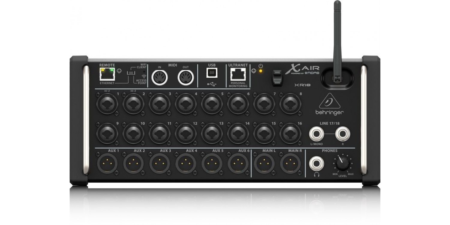Цифровий мікшер BEHRINGER XR18 X-Air купити у Києві XR18 з доставкою