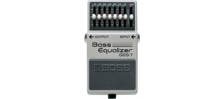 Педаль для гітар Boss GEB-7 Bass Equalizer Педаль для гітар Boss GEB-7 Bass Equalizer