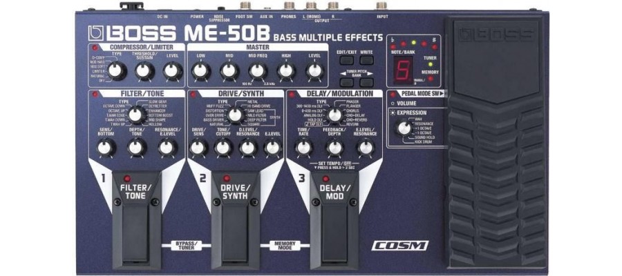 Басовий процесор ефектів Boss ME-50B Басовий процесор ефектів Boss ME-50B