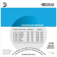 Струни D'Addario Phosphor Bronze EG16