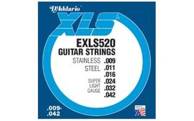 Струни для електрогітари D'Addario EXLS520