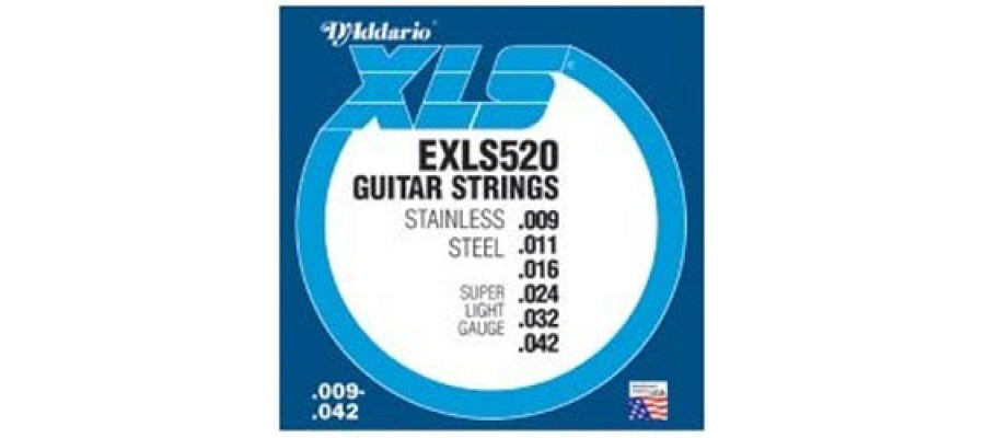 Струни для електрогітари D'Addario EXLS520 Струни для електрогітари D'Addario EXLS520