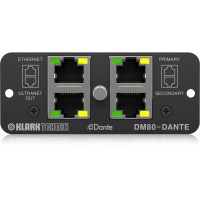 Багатоканальна плата розширення аудіоінтерфейсу Klark Teknik DM80-DANTE Багатоканальна плата розширення аудіоінтерфейсу Klark Teknik DM80-DANTE