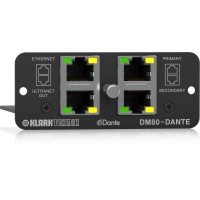 Багатоканальна плата розширення аудіоінтерфейсу Klark Teknik DM80-DANTE Багатоканальна плата розширення аудіоінтерфейсу Klark Teknik DM80-DANTE