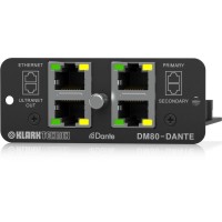 Багатоканальна плата розширення аудіоінтерфейсу Klark Teknik DM80-DANTE Багатоканальна плата розширення аудіоінтерфейсу Klark Teknik DM80-DANTE