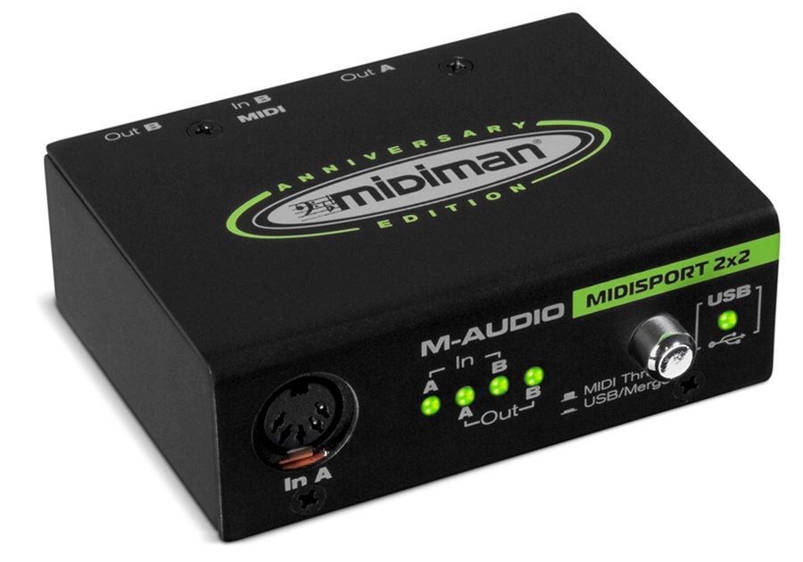 Миди интерфейс M-Audio MIDISPORT 2X2 купить в Киеве MIDISPORT2X2 с ...