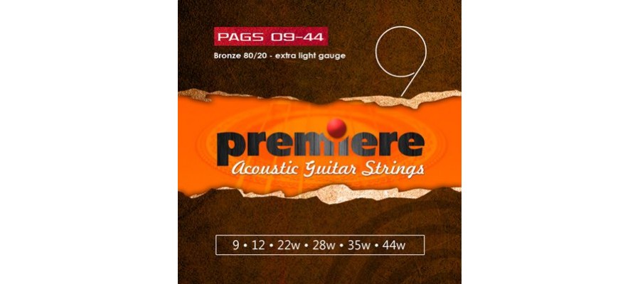 СТРУНИ PREMIERE STRINGS PAGS09-44