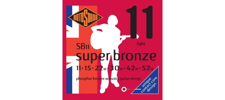 Струны для акустической гитары Rotosound SB11 Струны для акустической гитары Rotosound SB11