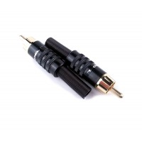 PROEL MRCA25BK - штекер штирьовий (RCA тато), з чорною смугою, професійний