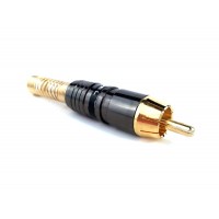 PROEL MRCA48BK - штекер штирьовий (RCA тато), з чорною смугою, професійний