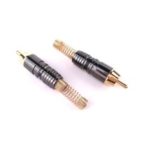 PROEL MRCA48BK - штекер штирьовий (RCA тато), з чорною смугою, професійний