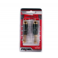 PROEL MRCA48BK - штекер штирьовий (RCA тато), з чорною смугою, професійний