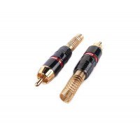 PROEL MRCA48RD - штекер штирьовий (RCA тато), з червоною смугою, професійний