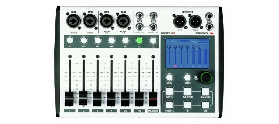 Мікшерний пульт Proel Digipad8 Мікшерний пульт Proel Digipad8