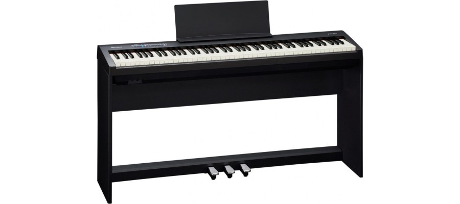 Цифрове піаніно Roland FP-30-BK+S (стійка+блок педалей)