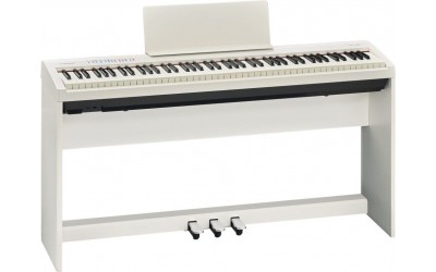 Цифровое пианино Roland FP-30-WH+S (стойка+блок педалей) 
