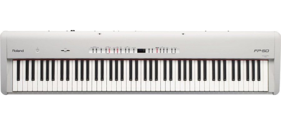Цифрове піаніно Roland FP-50-WH (без стійки) Цифрове піаніно Roland FP-50-WH (без стійки)