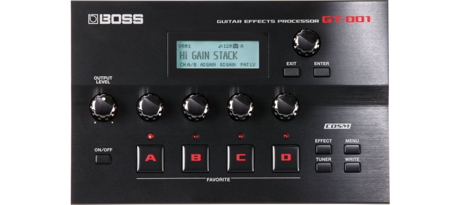 Процесор гітарних ефектів Boss GT-001 Процесор гітарних ефектів Boss GT-001