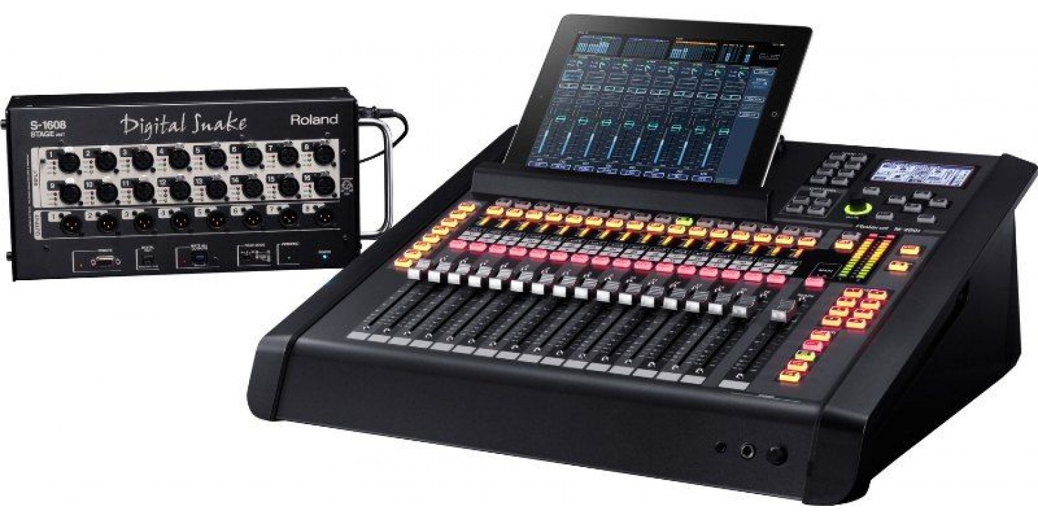 Цифровий мікшер ROLAND M-200i купити у Києві M200i з доставкою