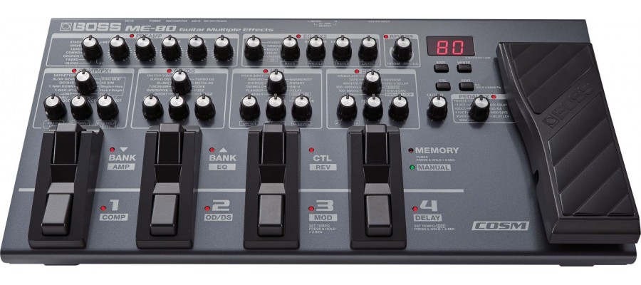 Гітарний процесор ефектів BOSS ME-80 Гітарний процесор ефектів BOSS ME-80