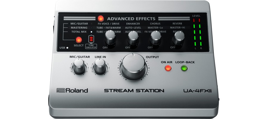 Аудиоинтерфейс Roland UA-4FX2 Аудиоинтерфейс Roland UA-4FX2