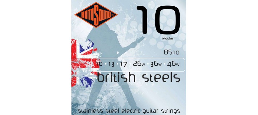 ROTOSOUND BS10 – струни для електрогітари серії BS звичайні (regular) ROTOSOUND BS10 – струни для електрогітари серії BS звичайні (regular)
