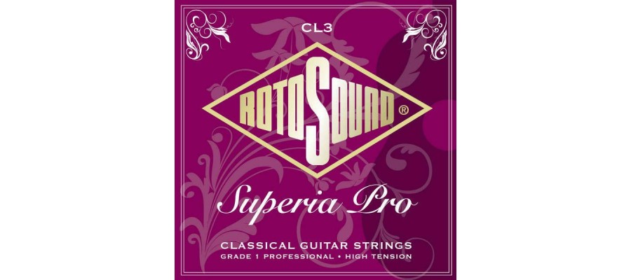 ROTOSOUND CL3 Superia Classic Nylon High Tension Professional (струни гітарні, класичні, нейлонові)