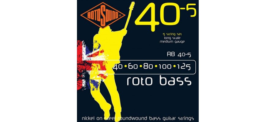 СТРУНИ ROTOSOUND RB40-5 СТРУНИ ROTOSOUND RB40-5
