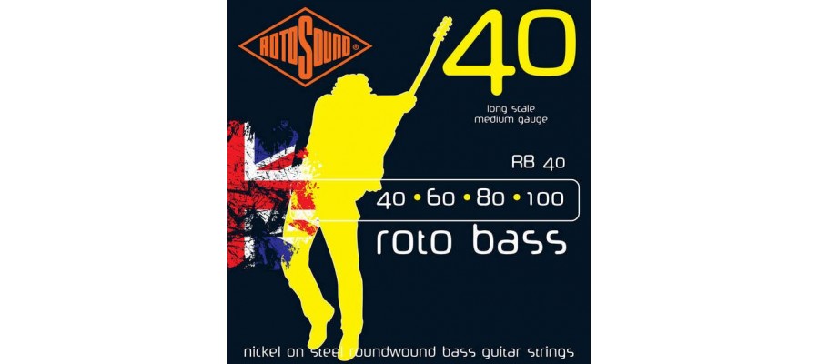 СТРУНИ ROTOSOUND RB40 СТРУНИ ROTOSOUND RB40