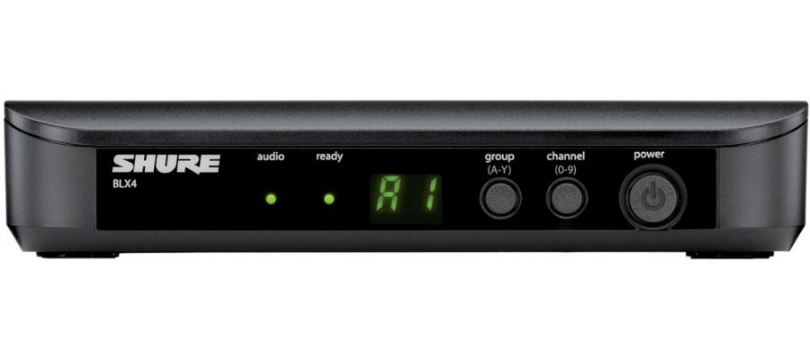 Приймач (база) радіосистеми SHURE BLX4 Приймач (база) радіосистеми SHURE BLX4
