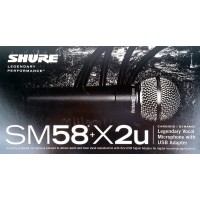 Мікрофон SHURE SM58 X2u Мікрофон SHURE SM58 X2u