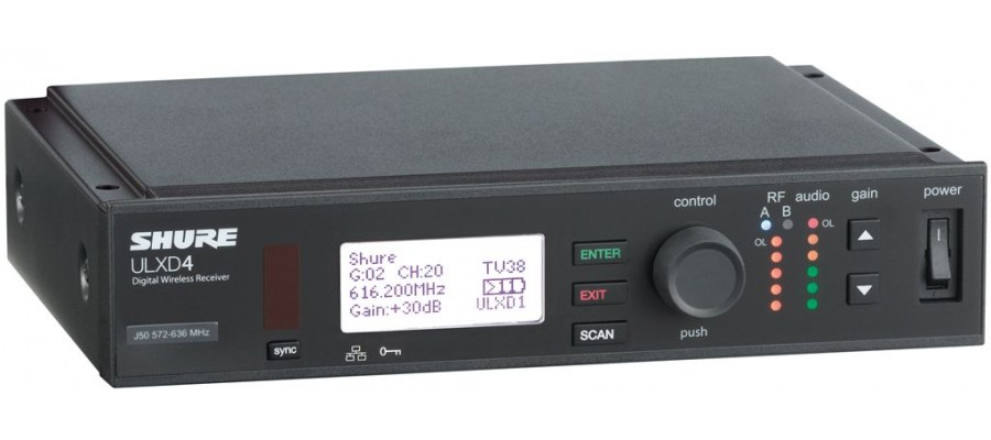 Бездротовий приймач Shure ULXD4E