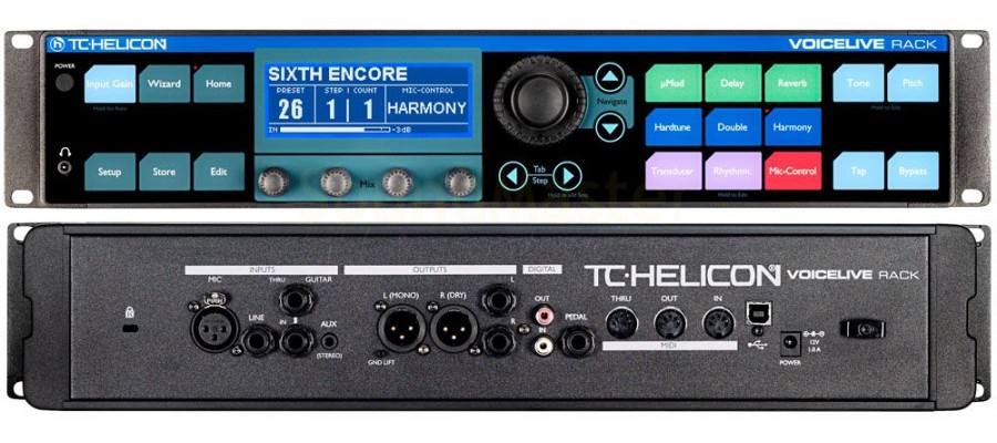 Вокальний процесор TC-Helicon VoiceLive Rack